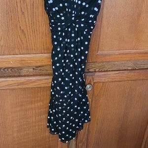 INC International Concepts Black and White Strapless Dress